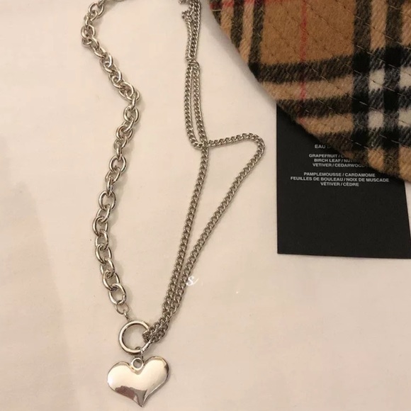 ⚡️Insta sterling silver heart chain necklace - Picture 4 of 6